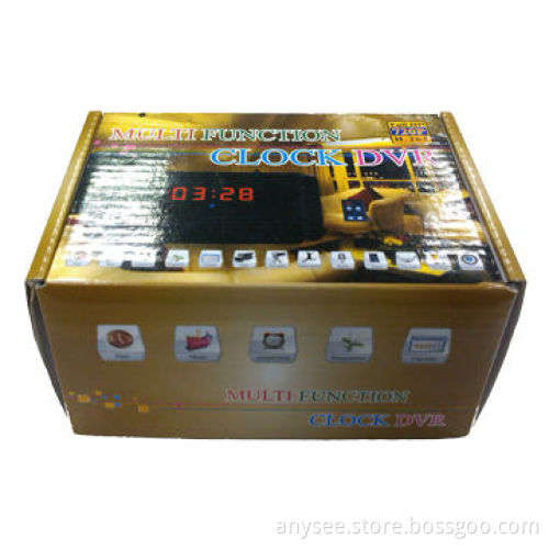 Spy Digital Alarm Clock Video Audio Recorder